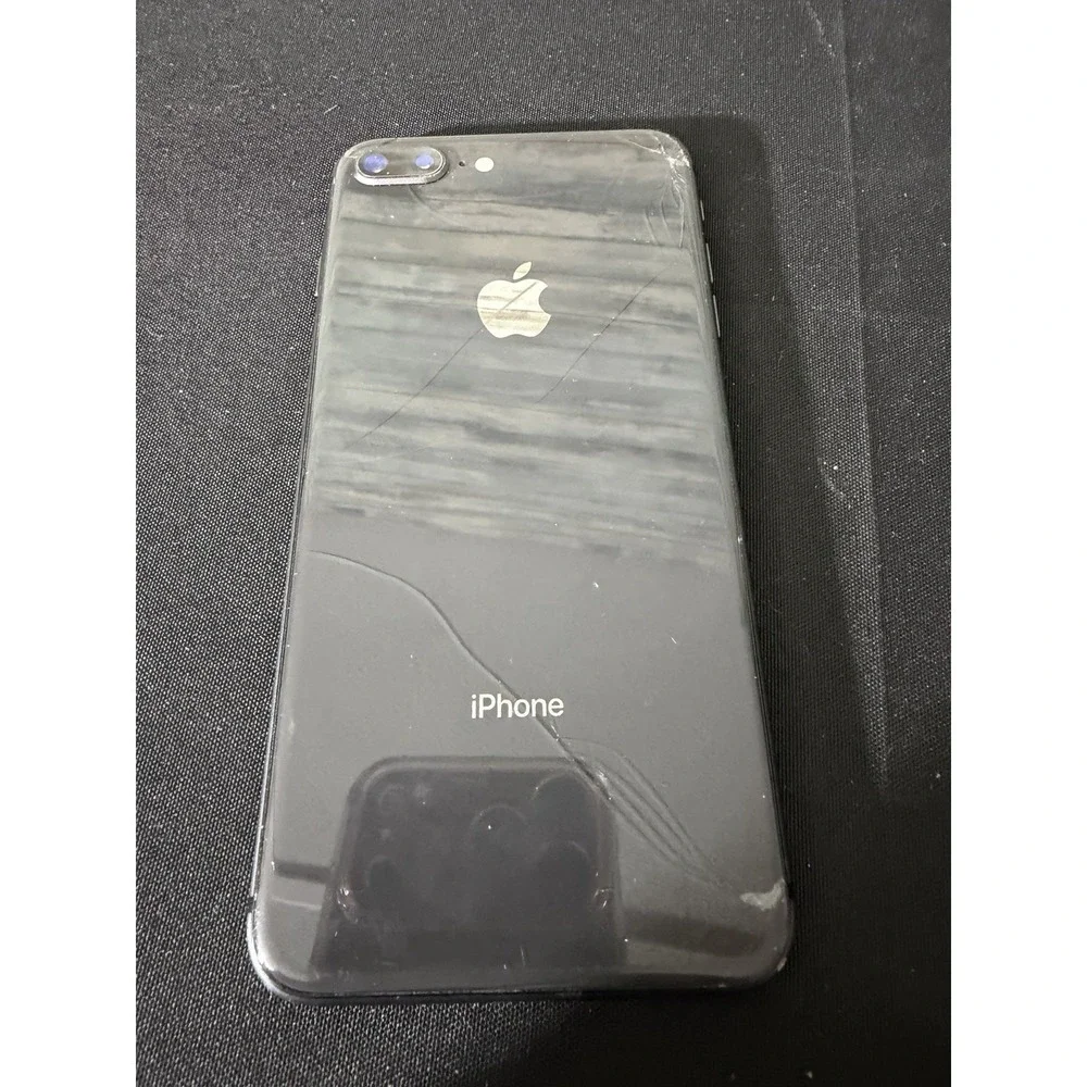 Apple iPhone 8 Plus 64GB Space Gray Cracked Screen/Back For Parts Only